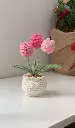 Handmade Crochet Tulip Bouquet in a Pot