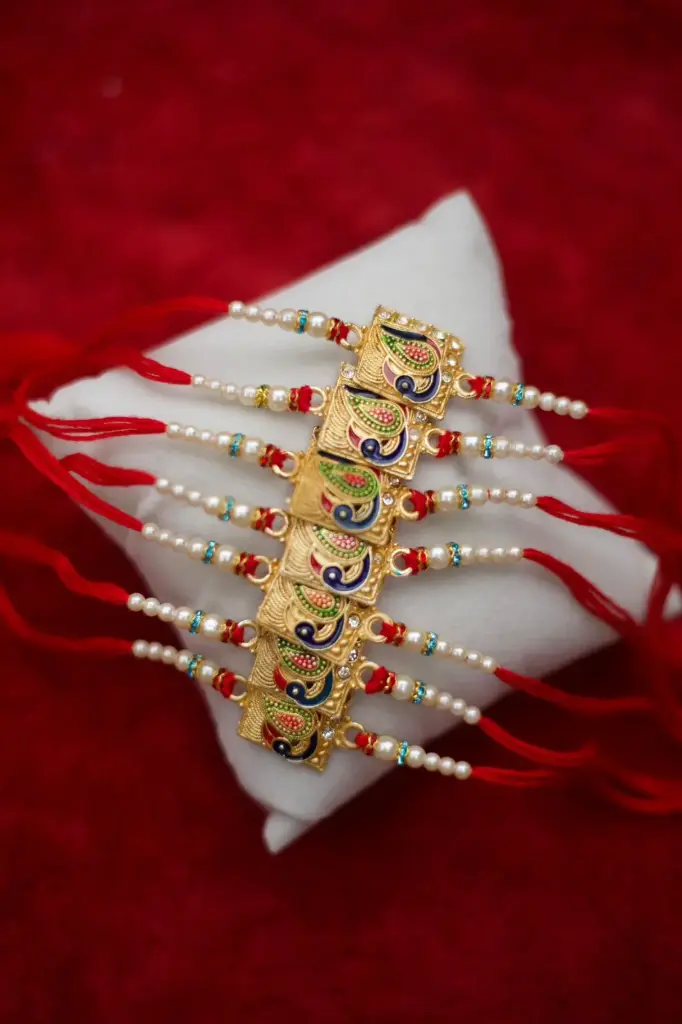 Peacock Pedal Rakhi